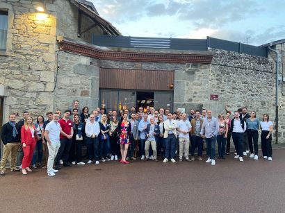 50 chefs d'entreprises réunis par le club d'affaires à Lyon au restaurant Aux Prisons de Montagny