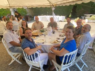 27 chefs d'entreprises réunis au Parc des Vallières par le Club Entreprises à Lyon Les Plaisirs Gourmands